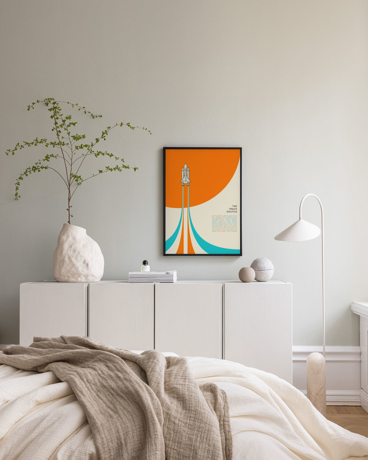 Jazzberry Blue - Space Shuttle No1 Canvas print