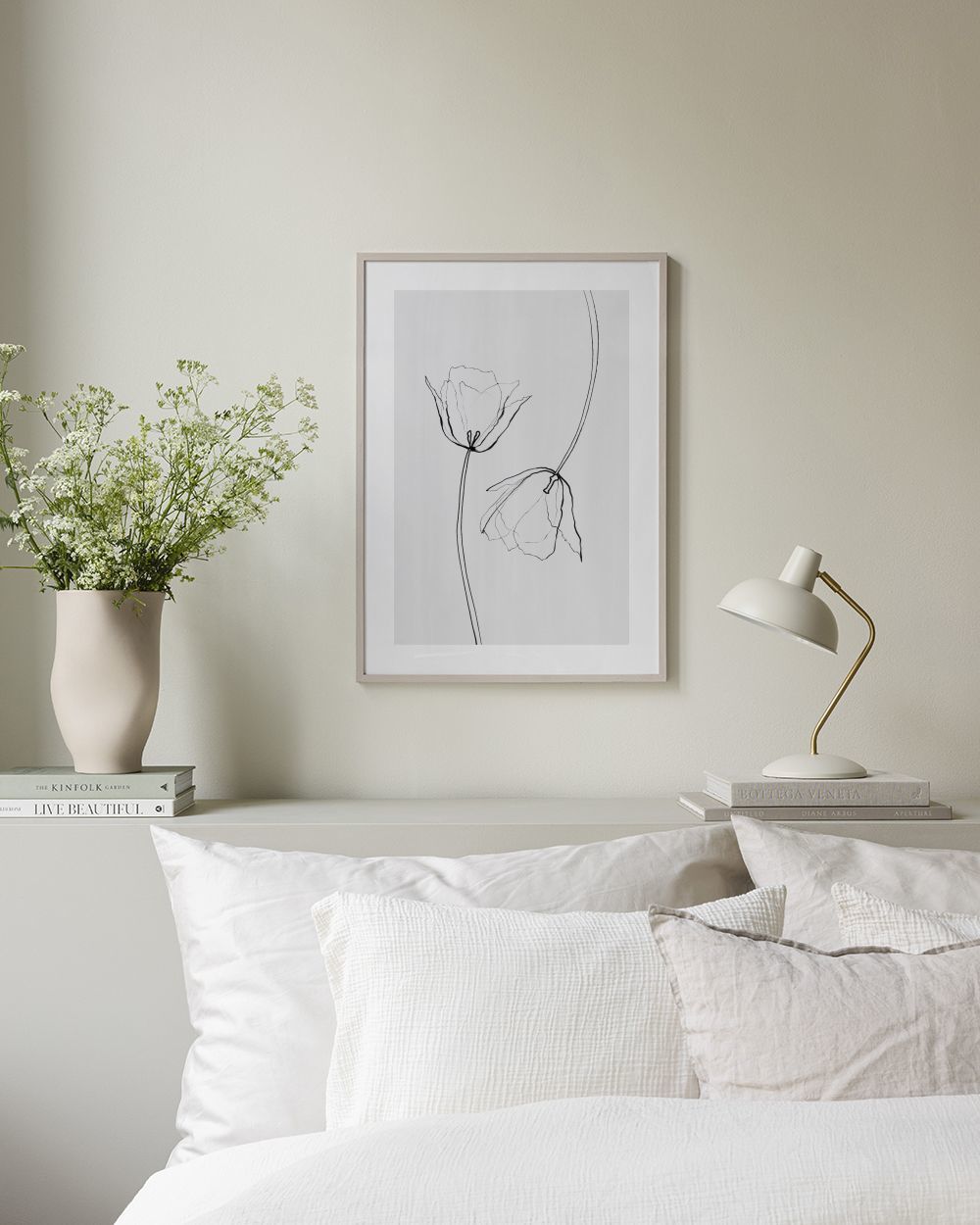 Line Tulips Print