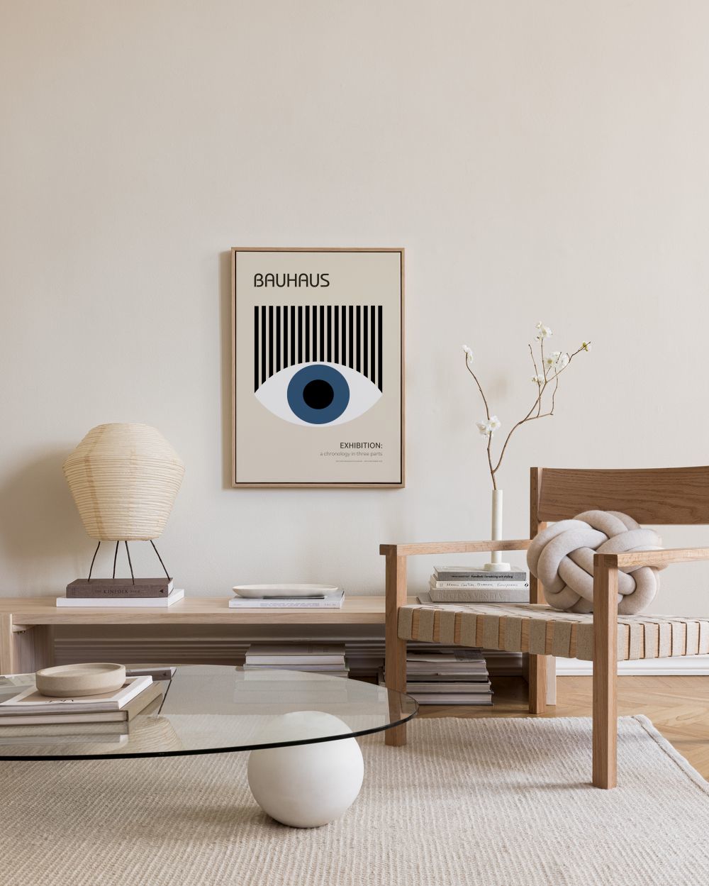 Bauhaus Eye Canvas print