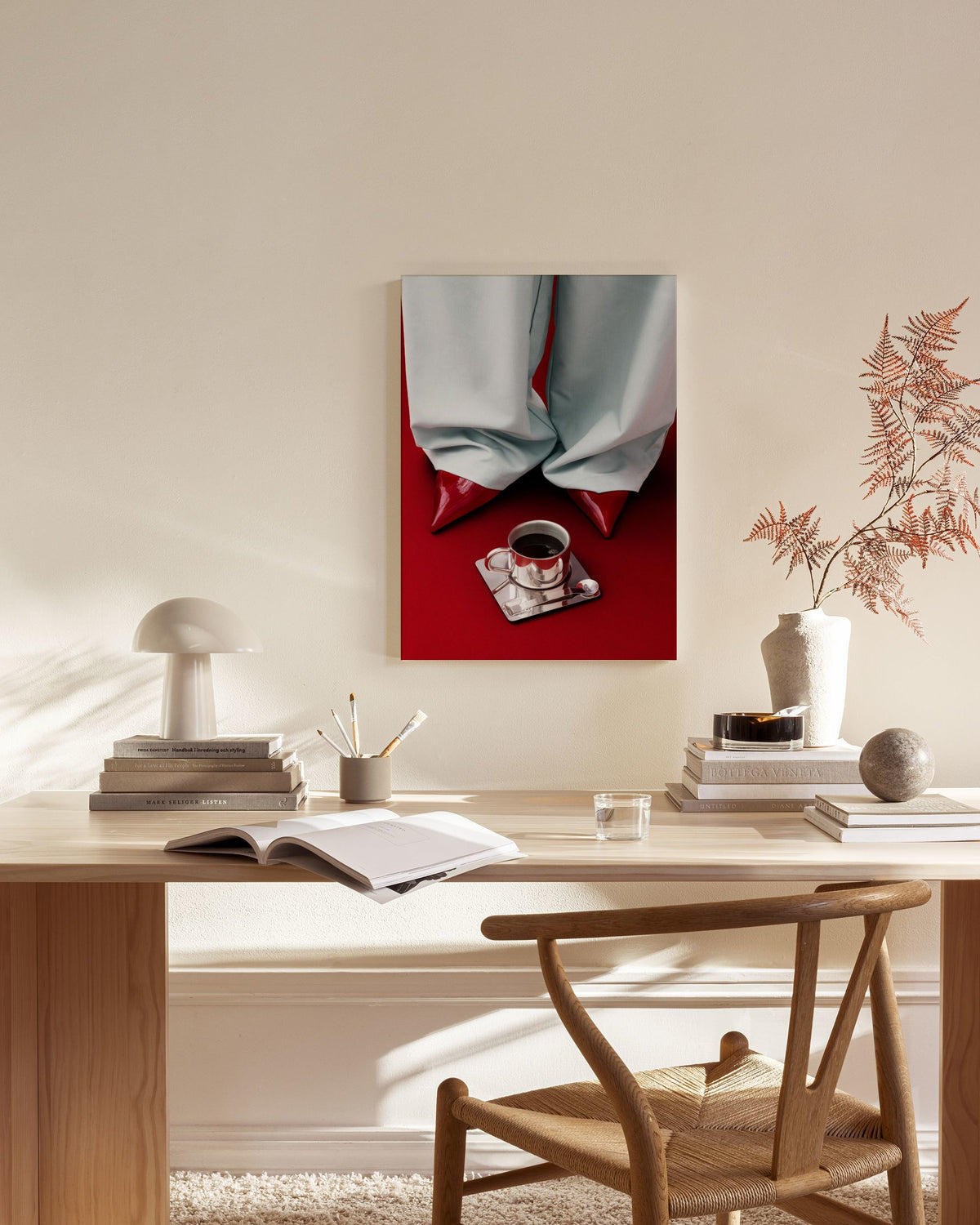 Caffeine and Confidence Canvas print