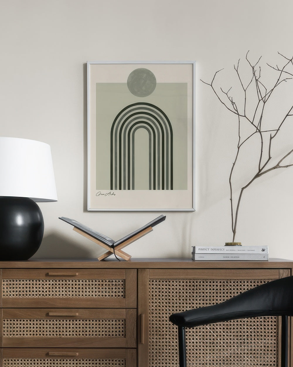 Green Arches Print