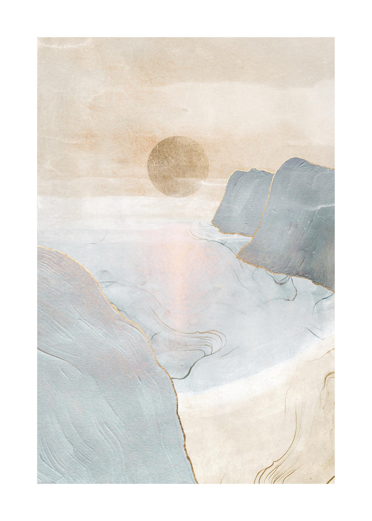 Golden Touch Sunset Print