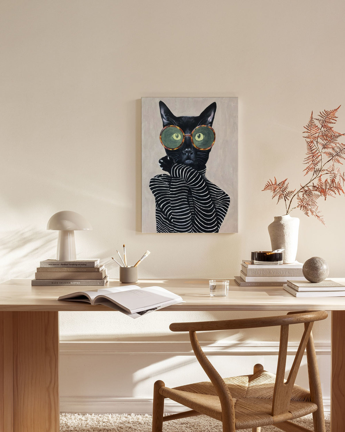 Coco De Paris - Fashion Cat Canvas print