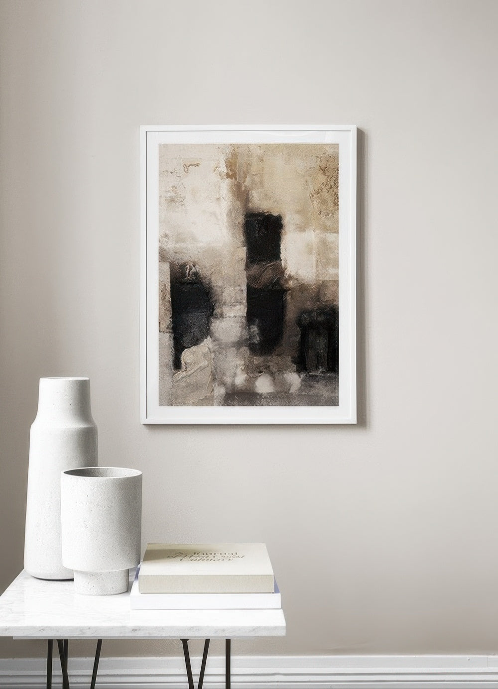 Beige Art Print