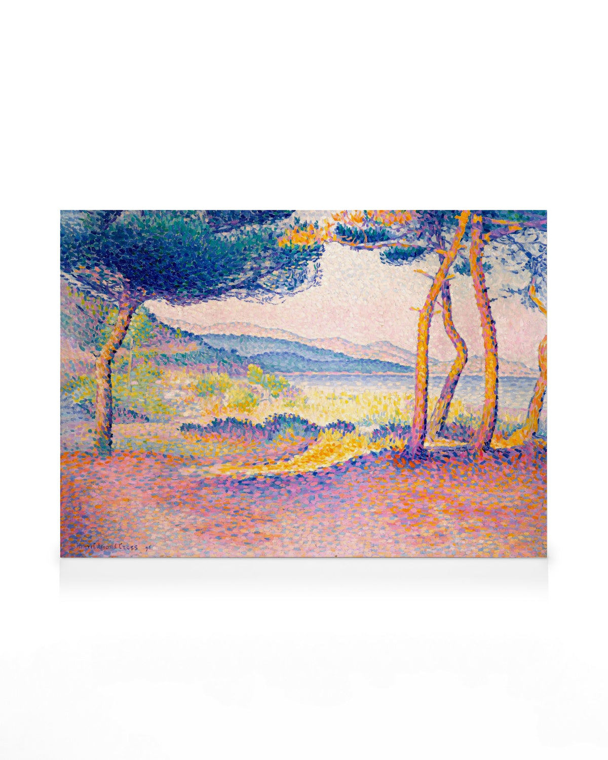 Henri-Edmond Cross - Pines Along the Shore Canvas print