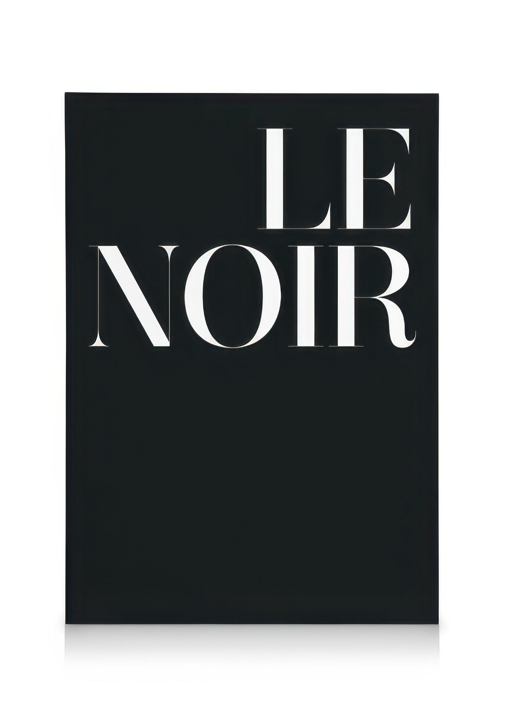 Le Noir Canvas print