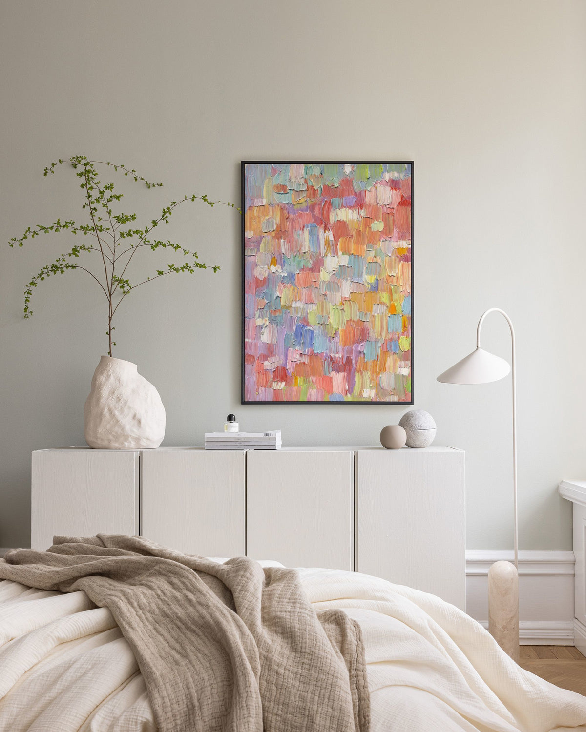 Colorful Strokes Canvas print