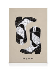 Cowgirl Starter Pack Canvas print