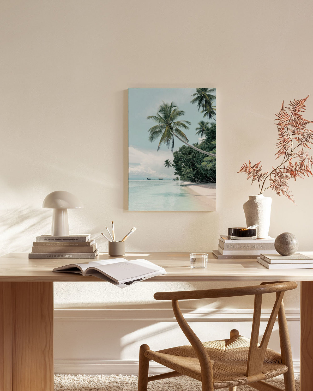 Tropical Sand Beach Canvas print