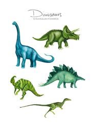 Dinosaurs Print