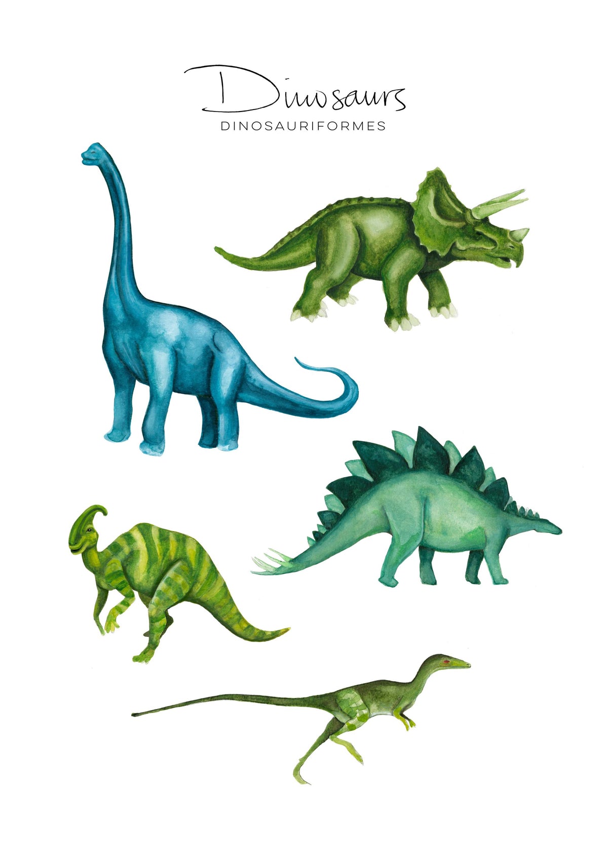 Dinosaurs Print
