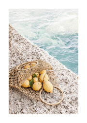 Lemons by the Shore Print