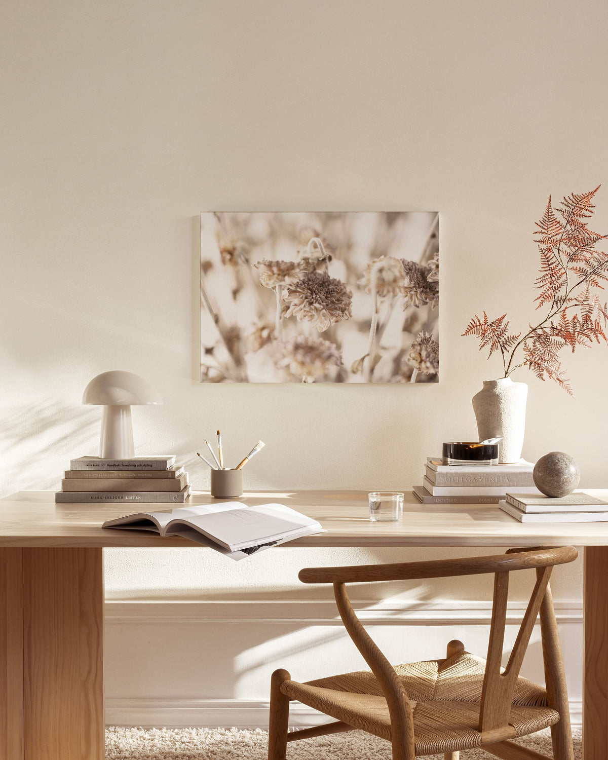 Dried Daisies Canvas print
