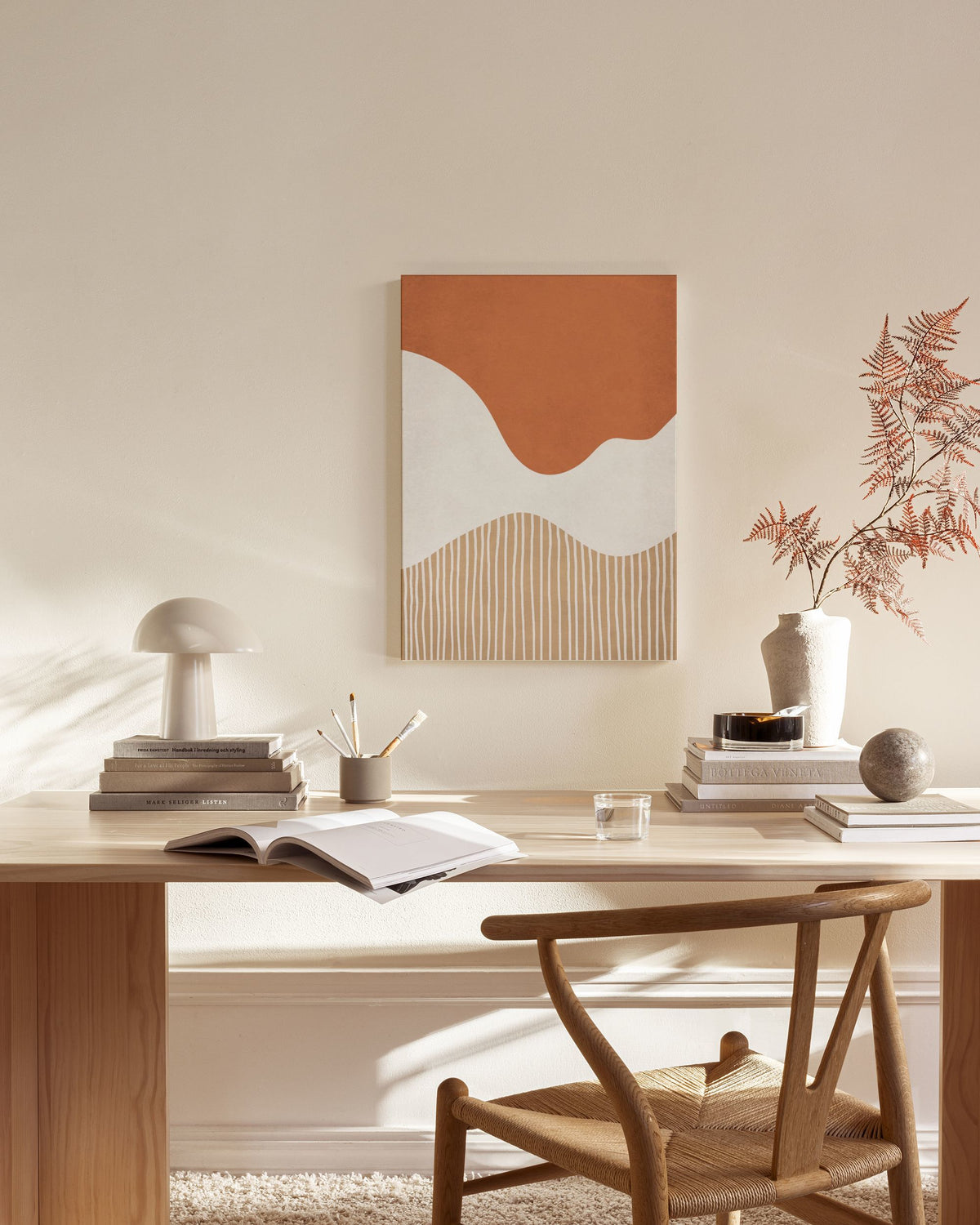 Abstract Shapes and Lines Canvas print
