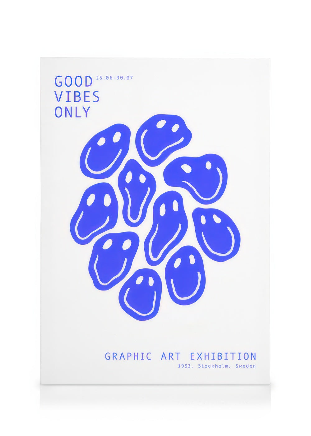 Good Vibes Smiley Canvas print