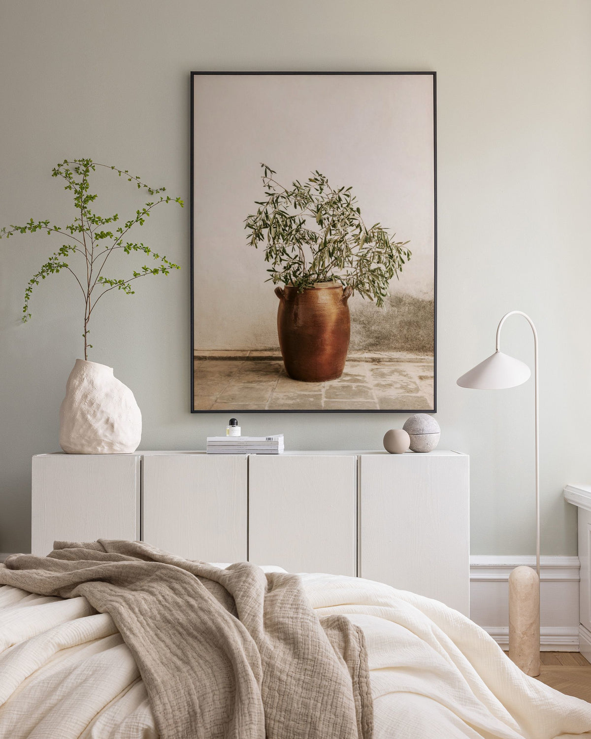 Rustic Olive Branch Canvas print
