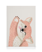 Flirty Fox Canvas print
