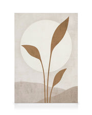 Beige Solar Canvas print