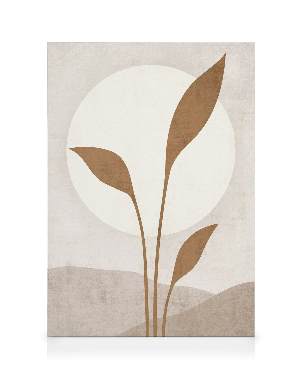 Beige Solar Canvas print