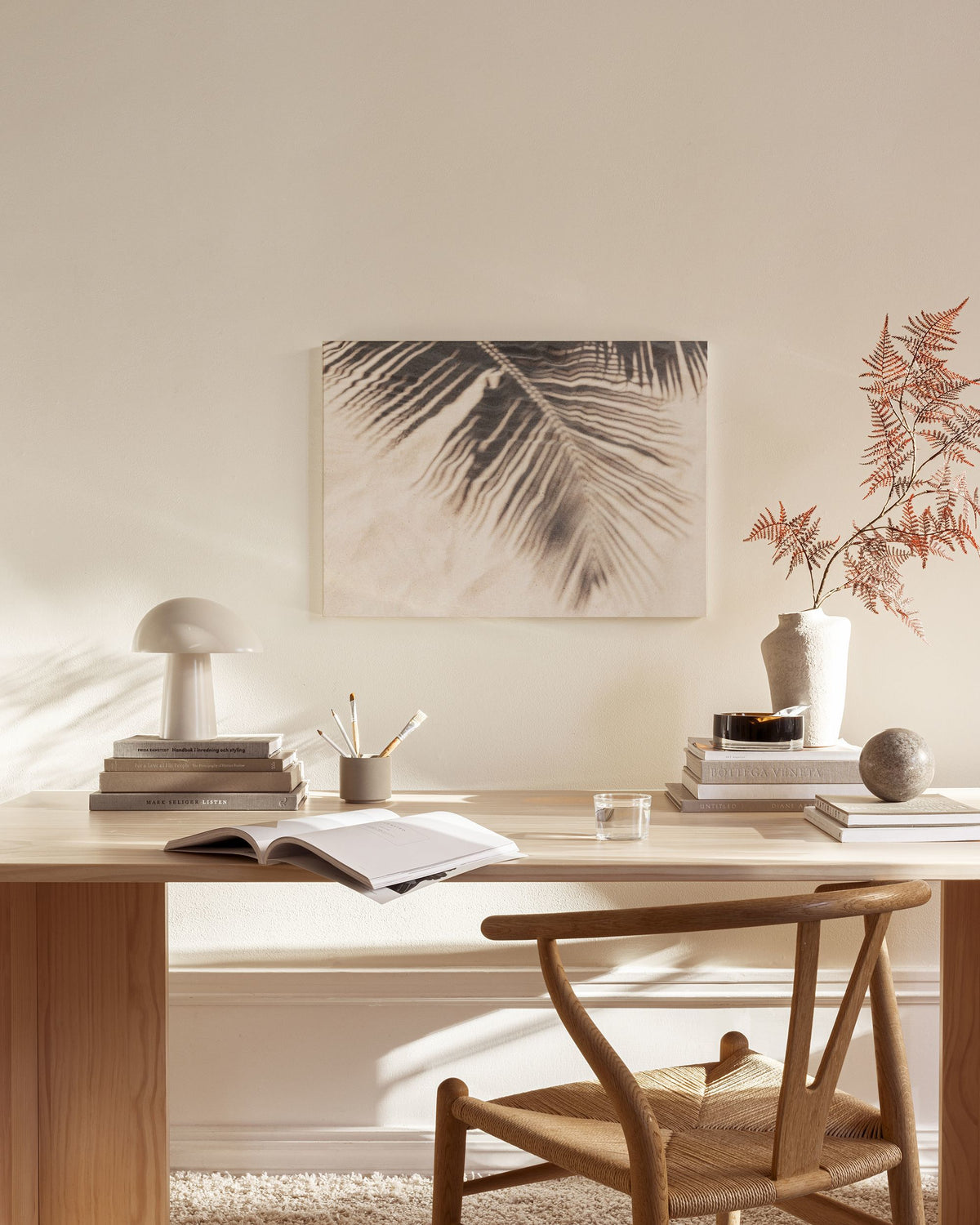 Tropical Shadow Canvas print