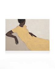 Yellow Dress Canvas print