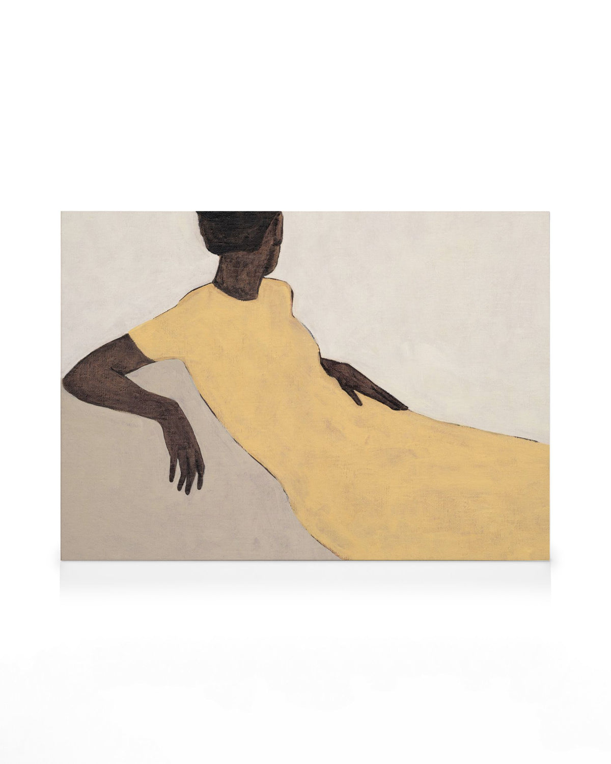 Yellow Dress Canvas print