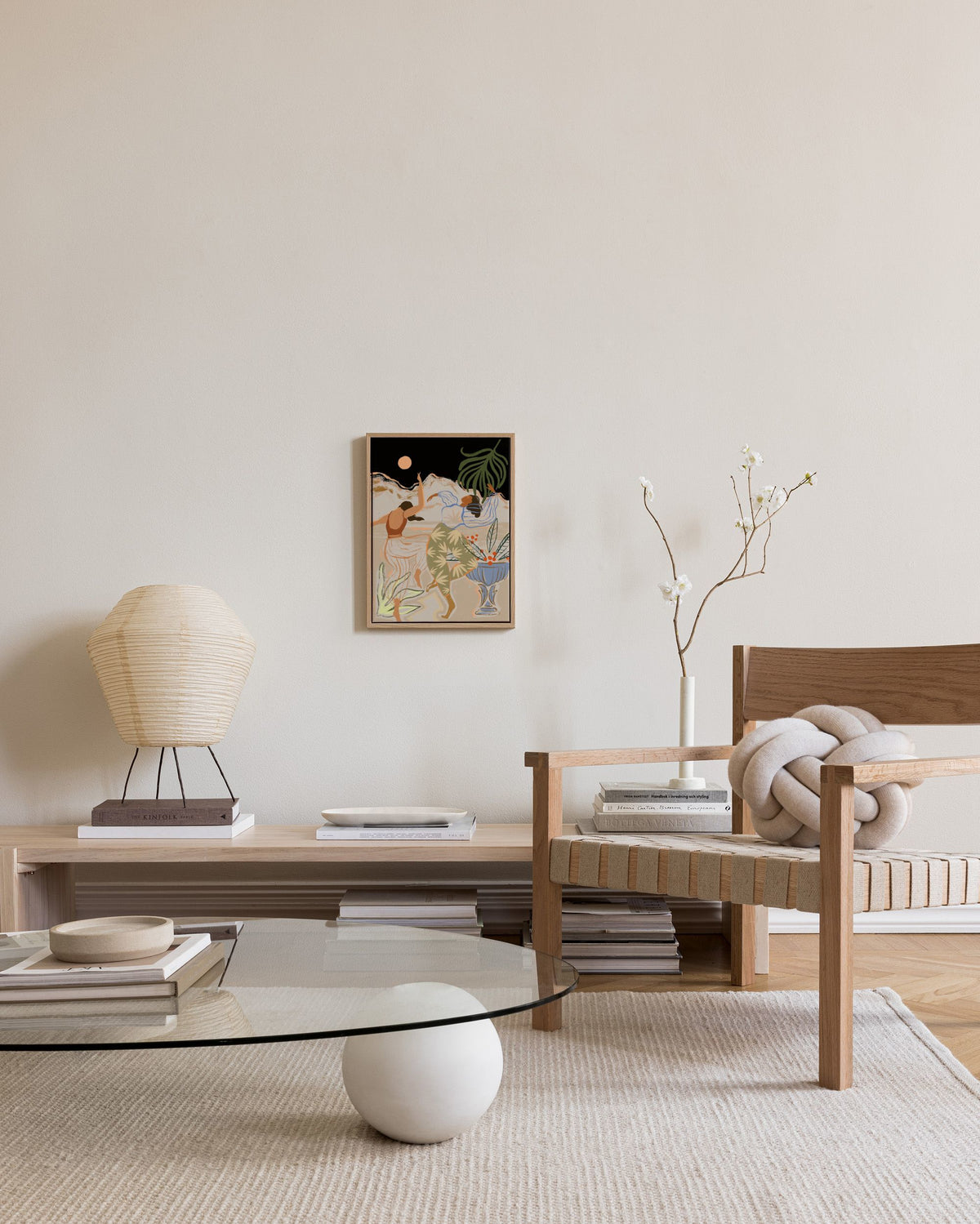 Arty Guava - Lay Hoon - Dancing Under The Moonlight Canvas print