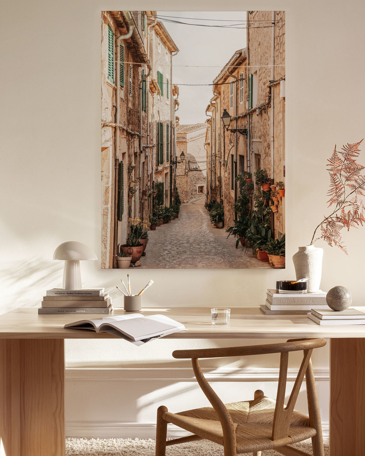 Valldemossa Alley Canvas print
