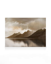 Lake and Rocky Mountains Canvas print