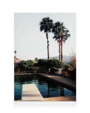 Palm Springs Pool Canvas print