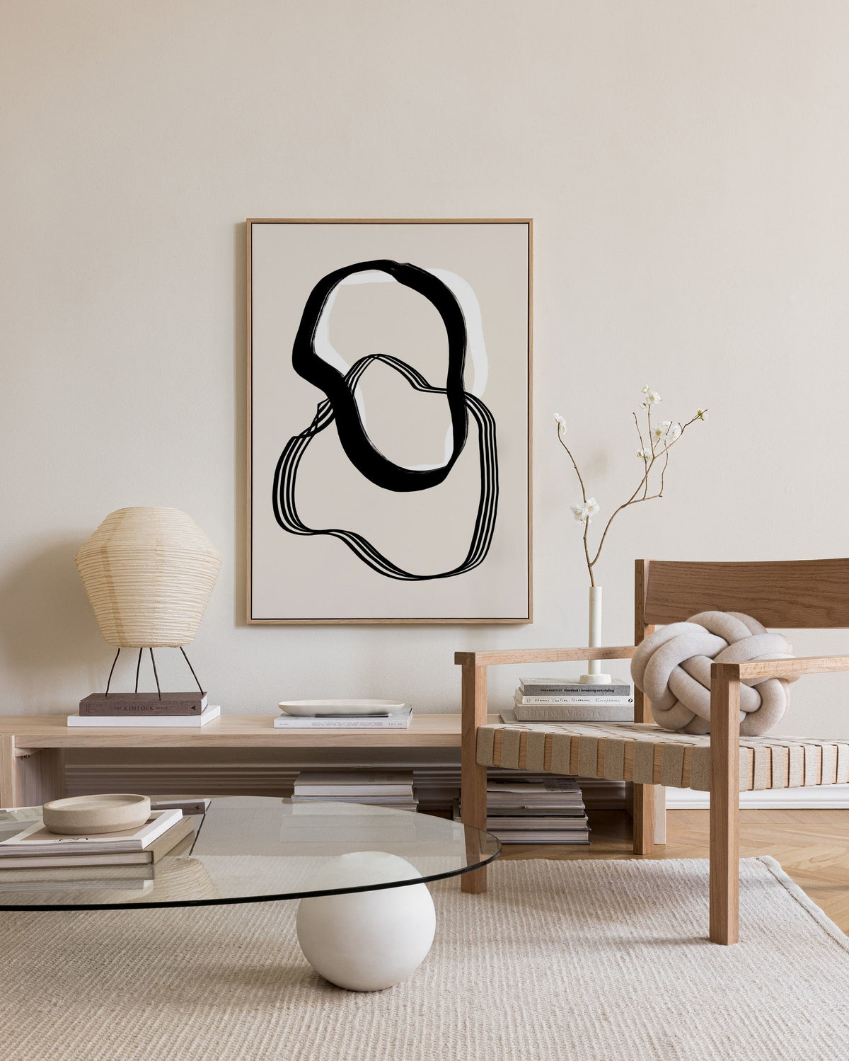 The Lines No1 Canvas print