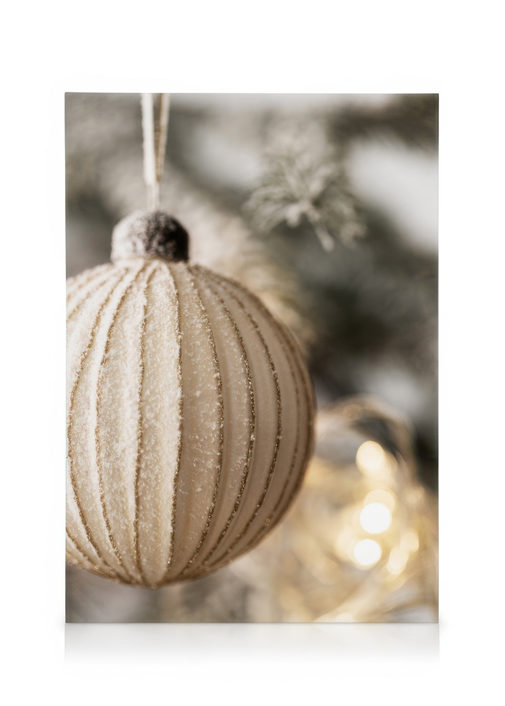 Golden Bauble Canvas print