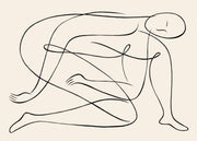 Line Art Pose Print