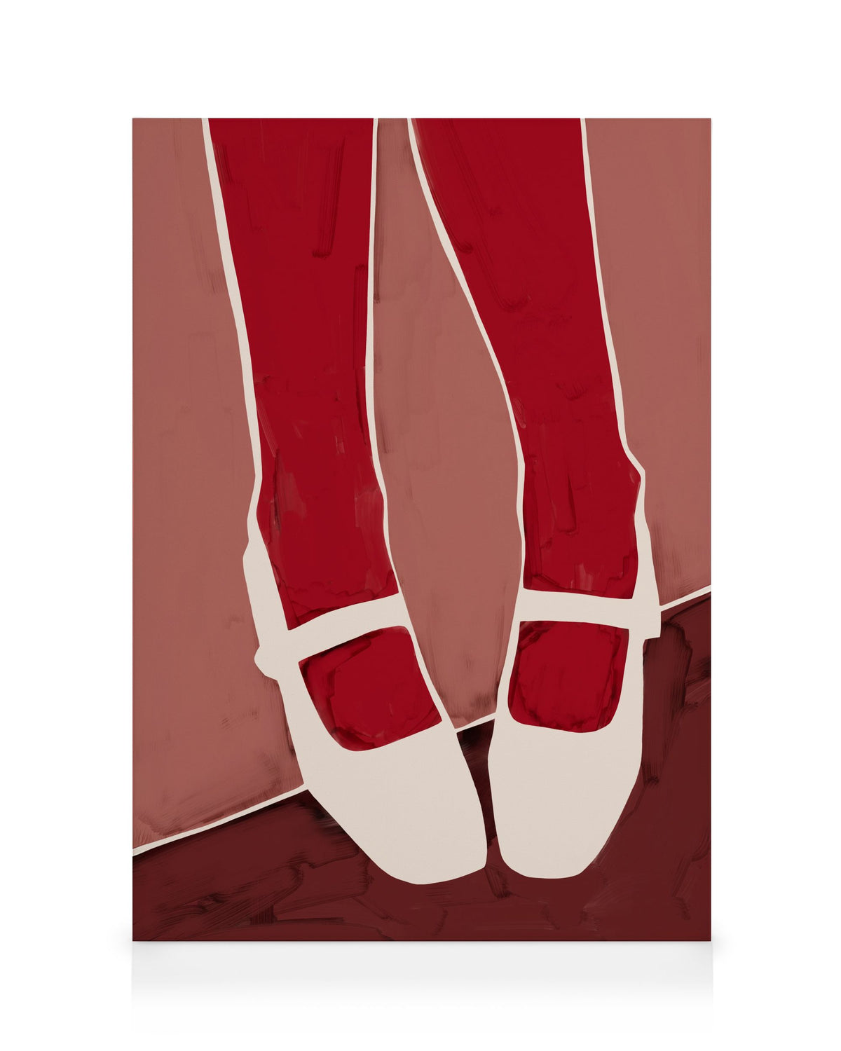 Kit Agar - Red Stockings Canvas print