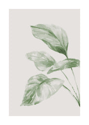 Painted Leaf No2 Print