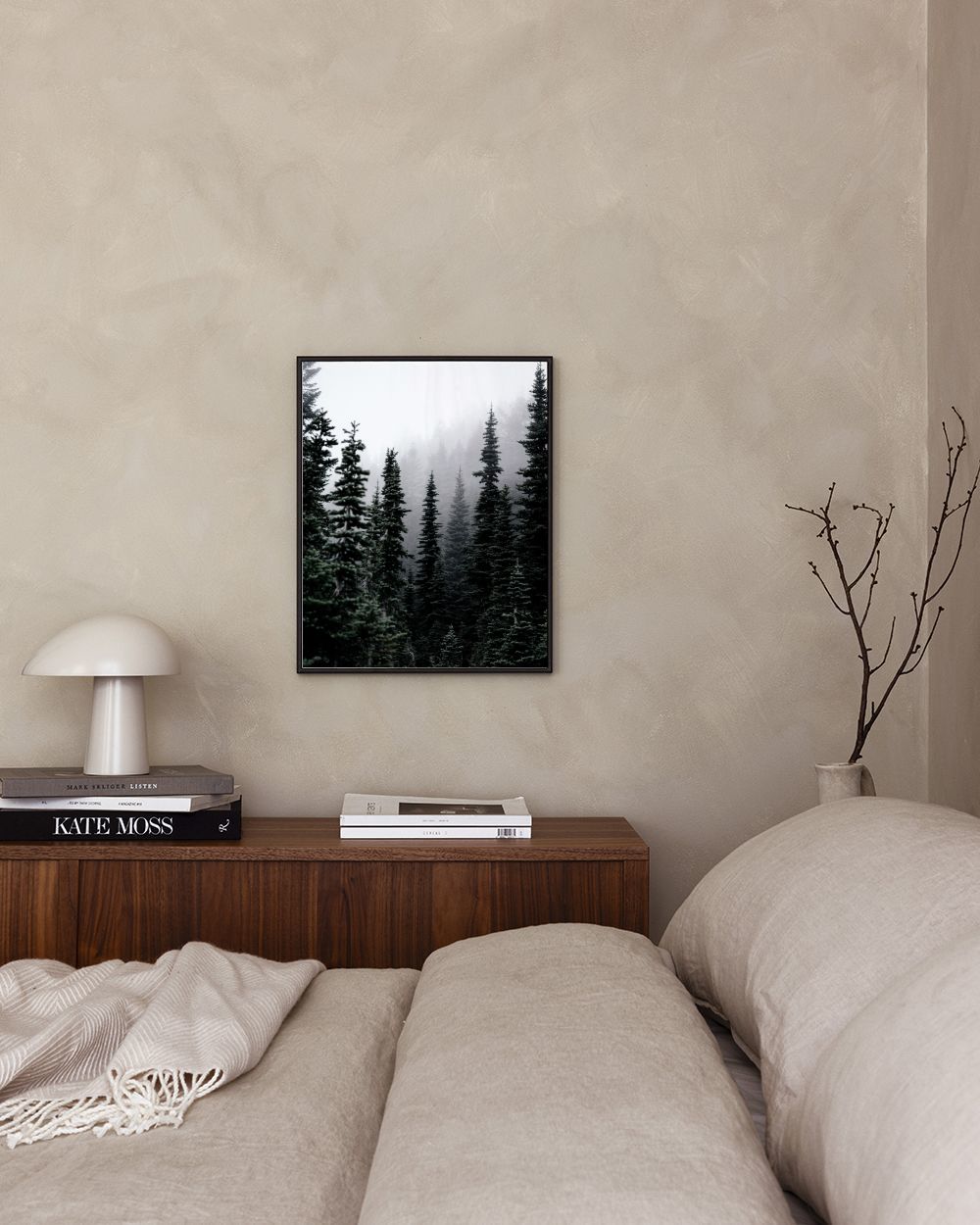 Foggy Woods Print