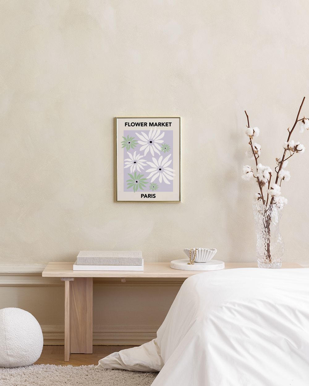 Paris Flower Market Print