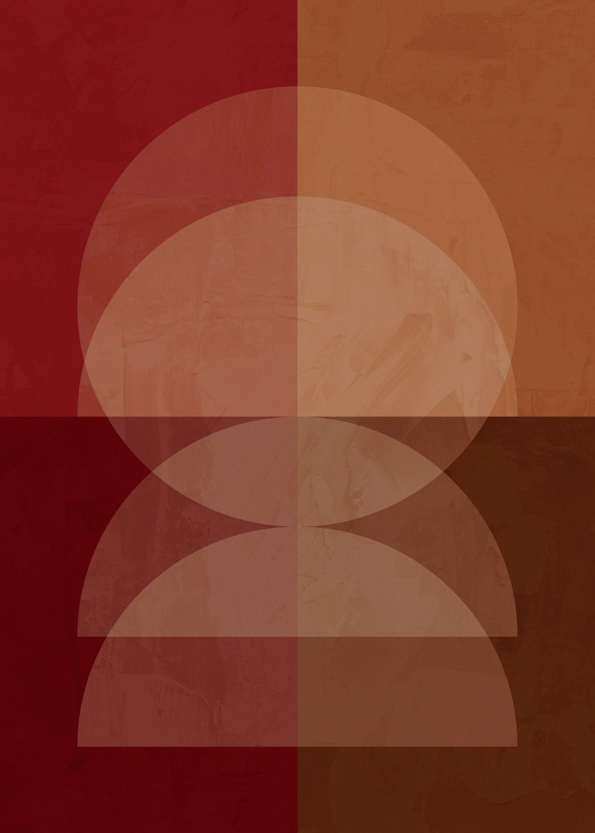 Ochre Orbit Print