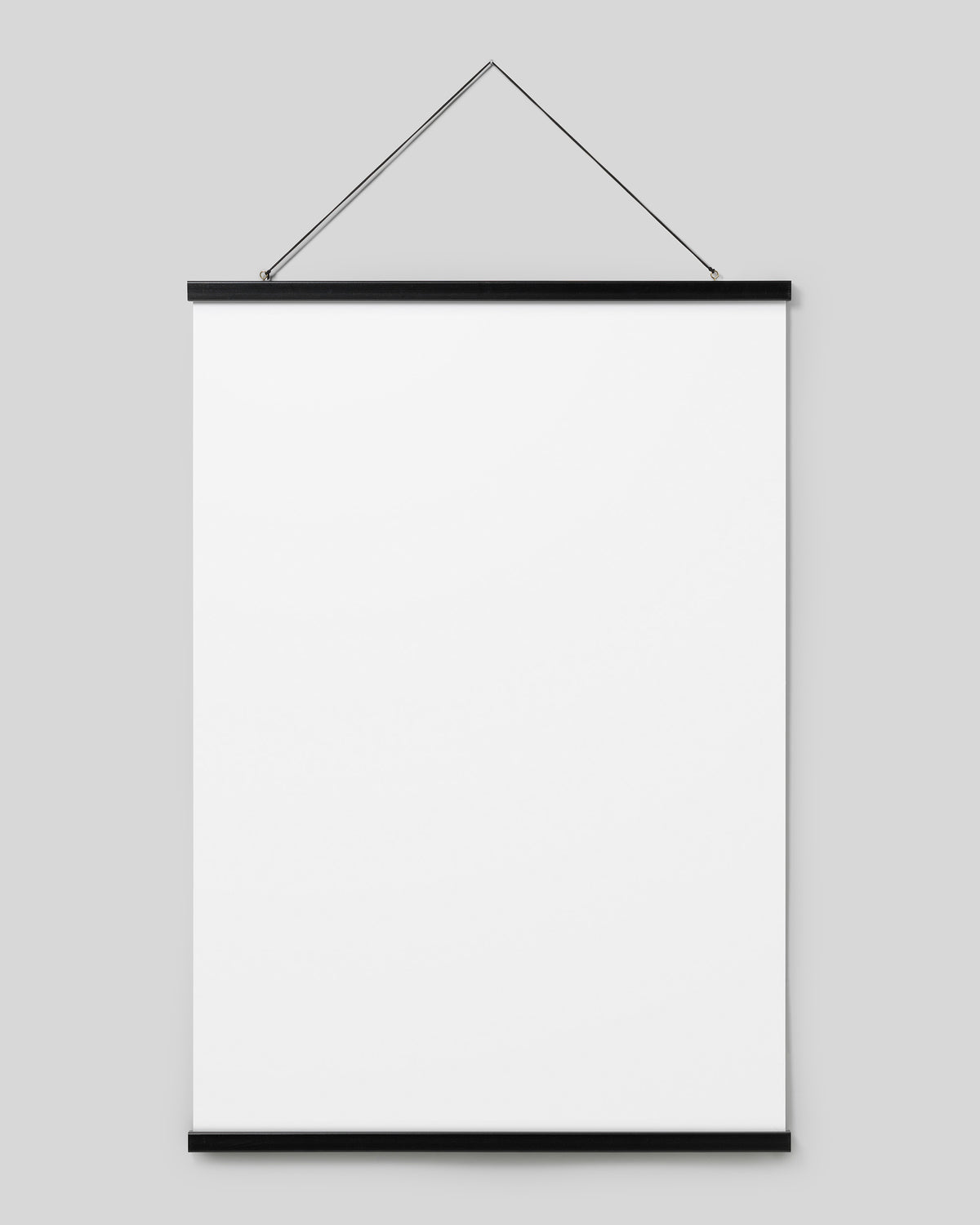 Poster hanger black 71 cm, magnet fastener