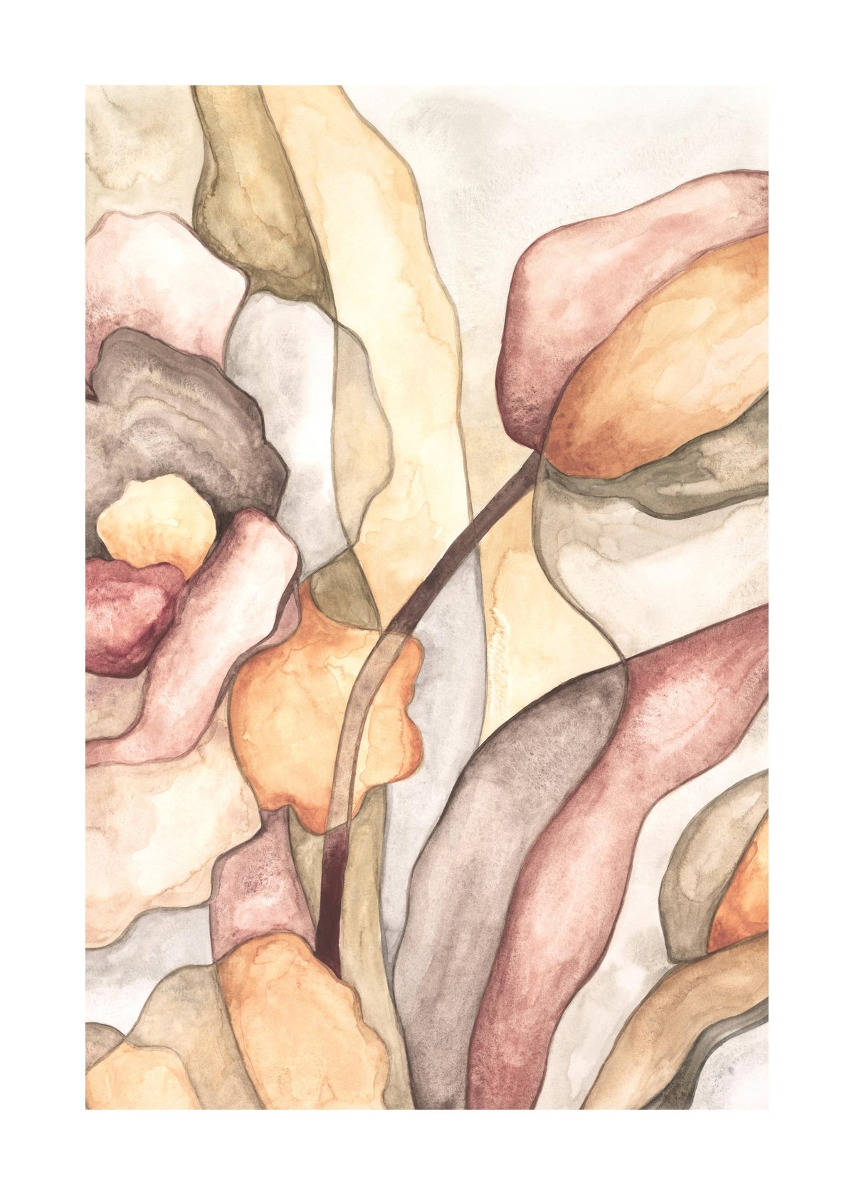 Botanical Shapes No1 Print