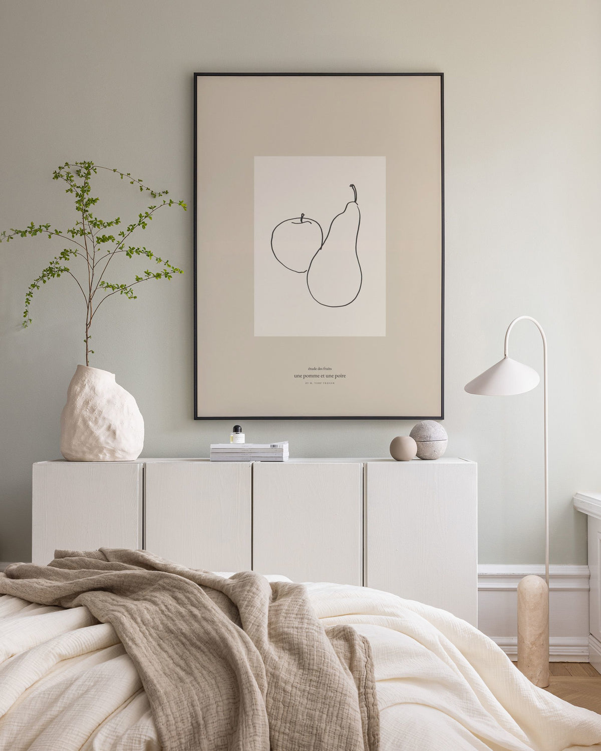 Mie & Him - Fruit Canvas print