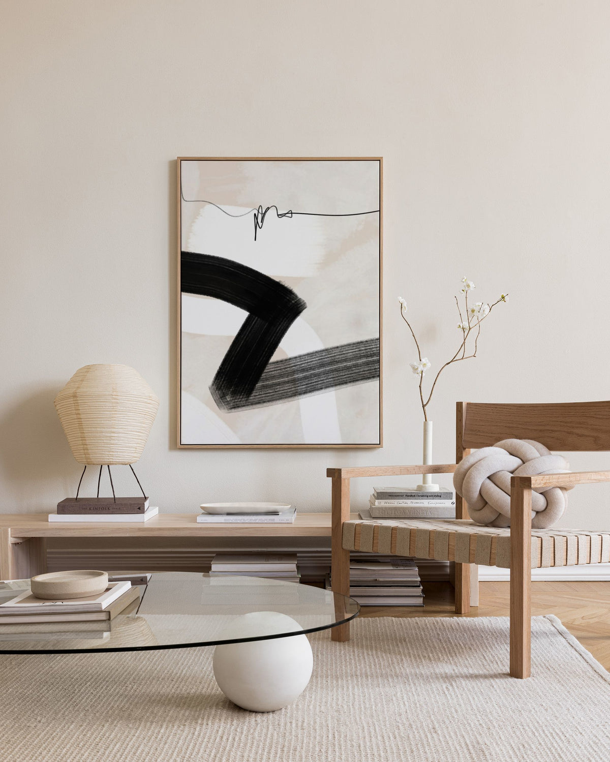Abstract Wave No2 Canvas print