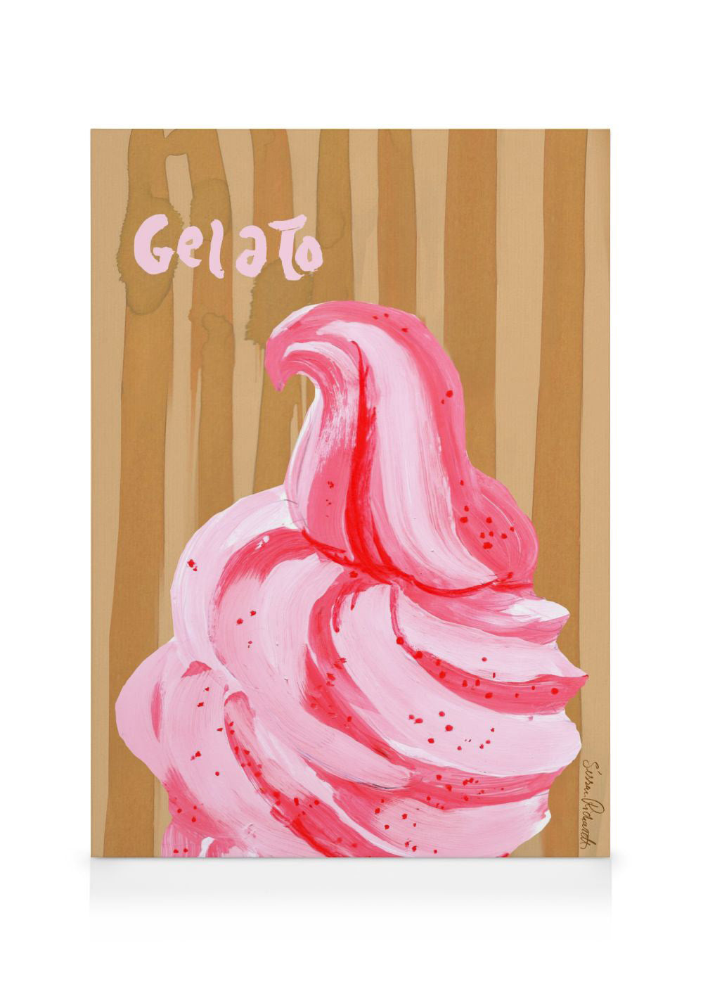 Sissan Richardt - Gelato Canvas print