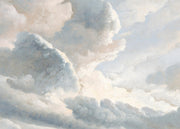 Simon Denis - Study of Clouds with a Sunset near Rome Print