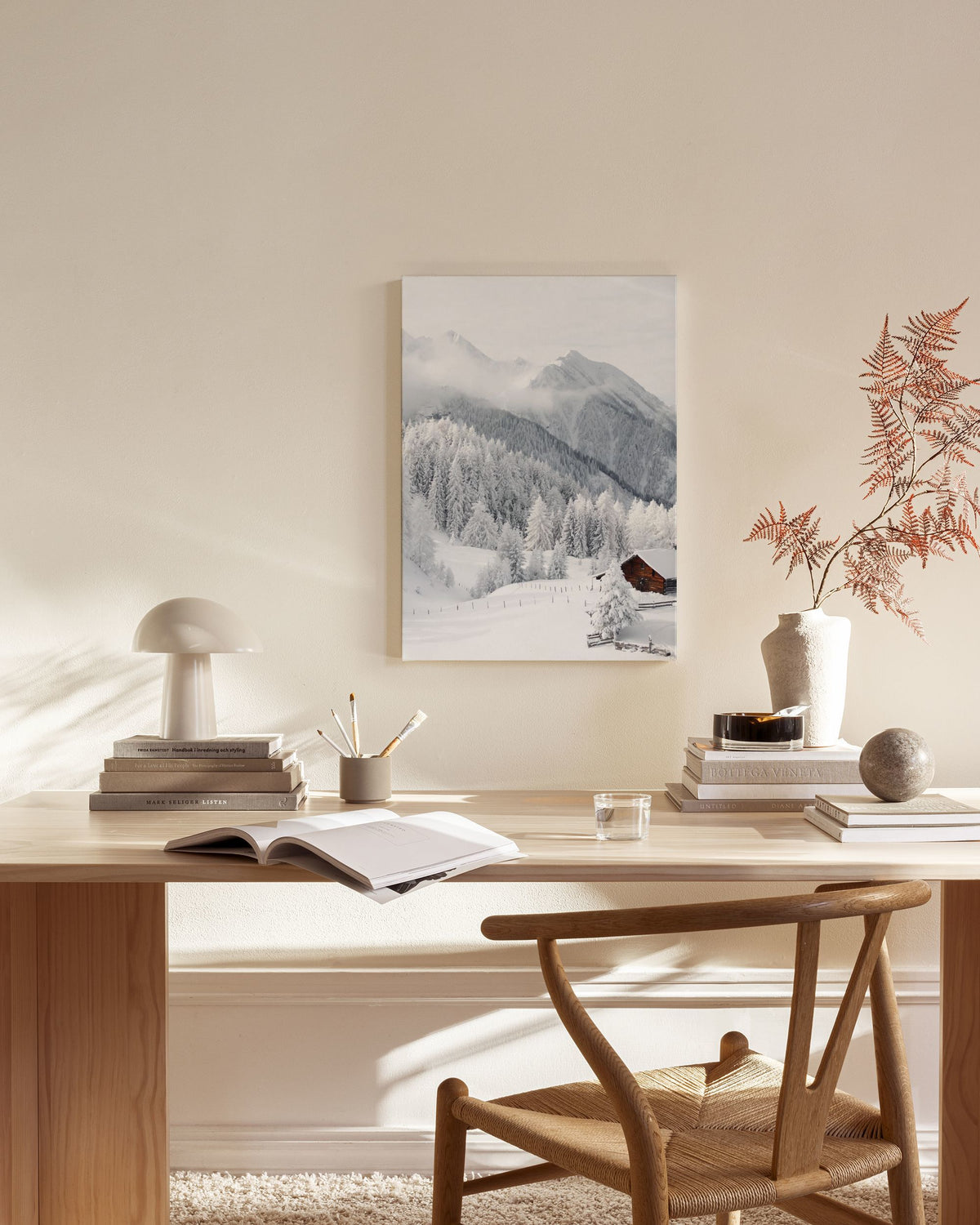 Snowy Landscape Canvas print