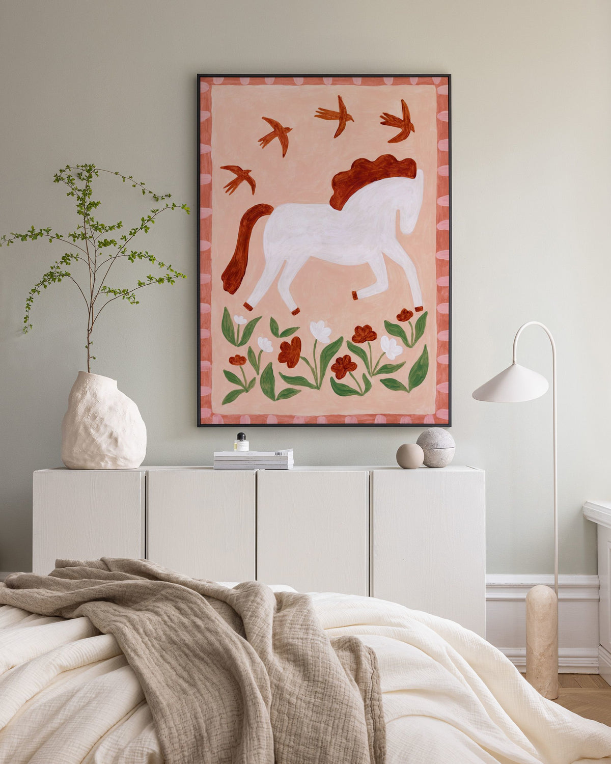 Hoofs and Flowers Lienzo