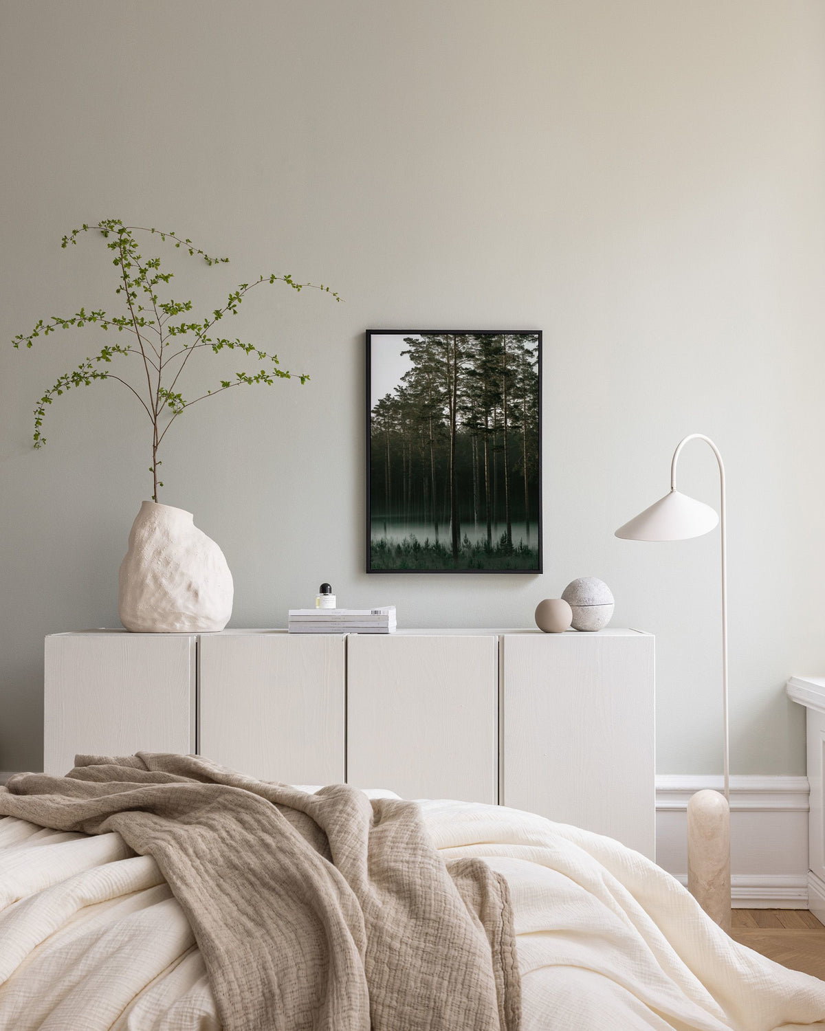 Misty Forest Canvas print