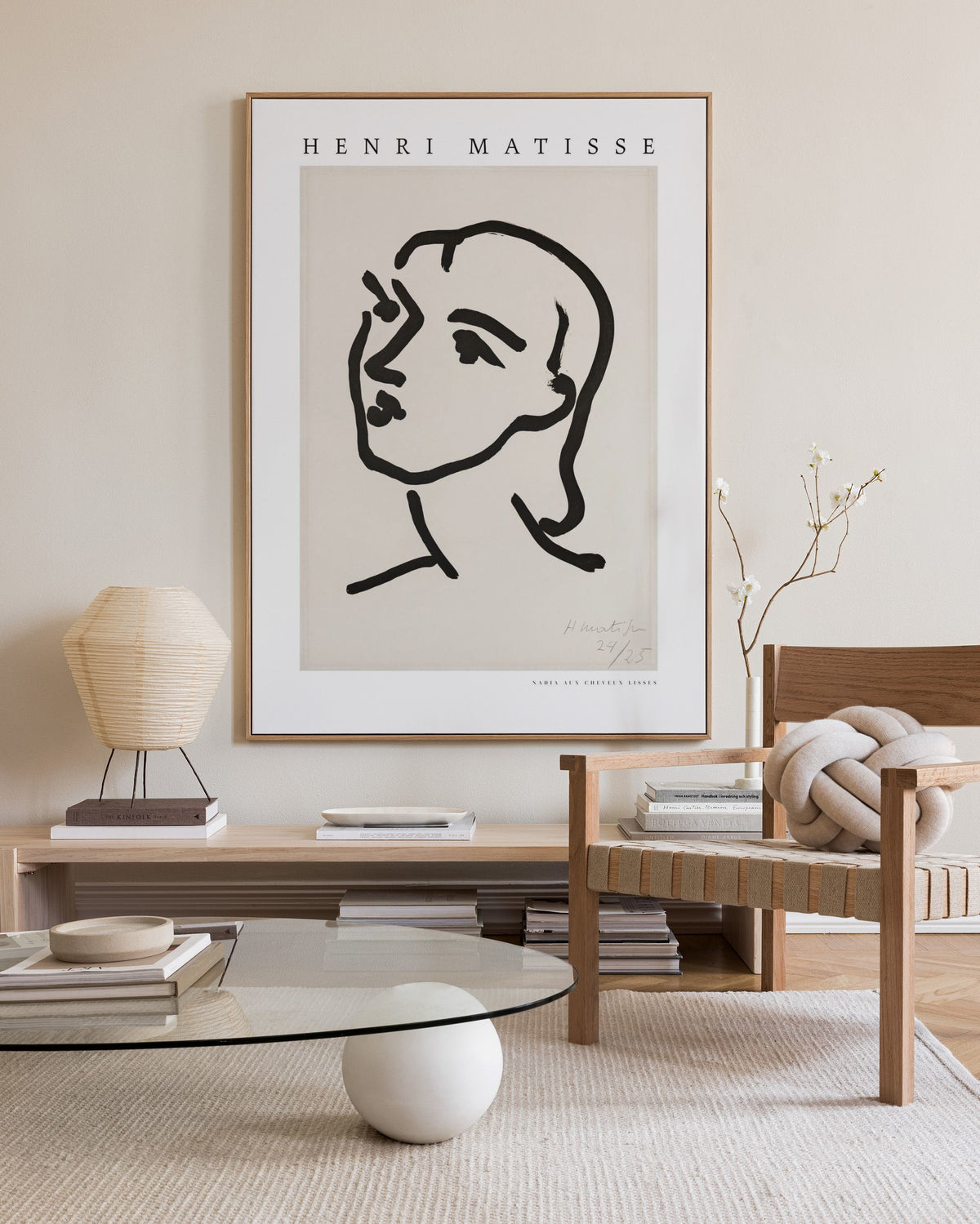 Matisse - Nadia Aux Cheveux Lisses Canvas print