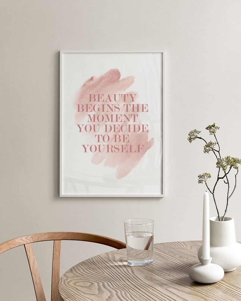 Beauty Begins Print