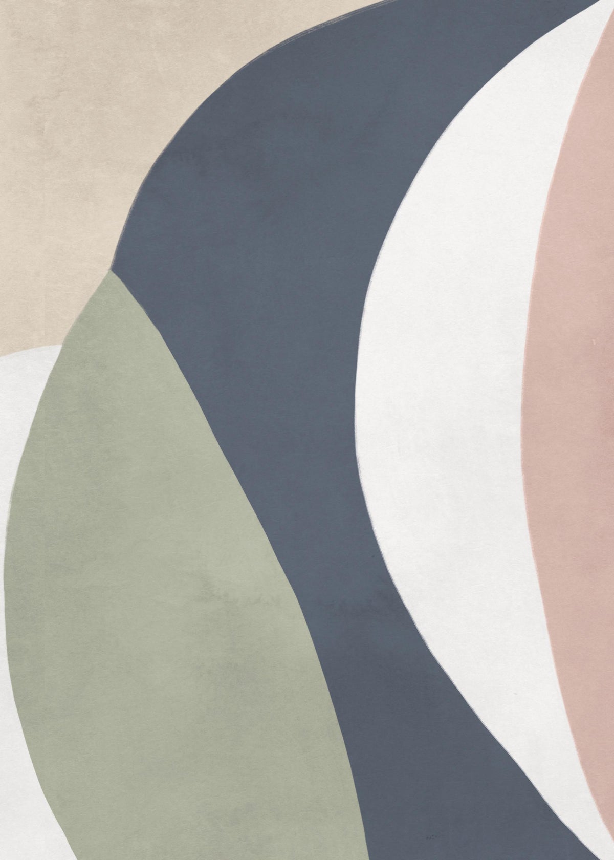 Soft Shapes No2 Print